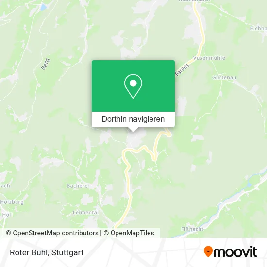 Roter Bühl Karte