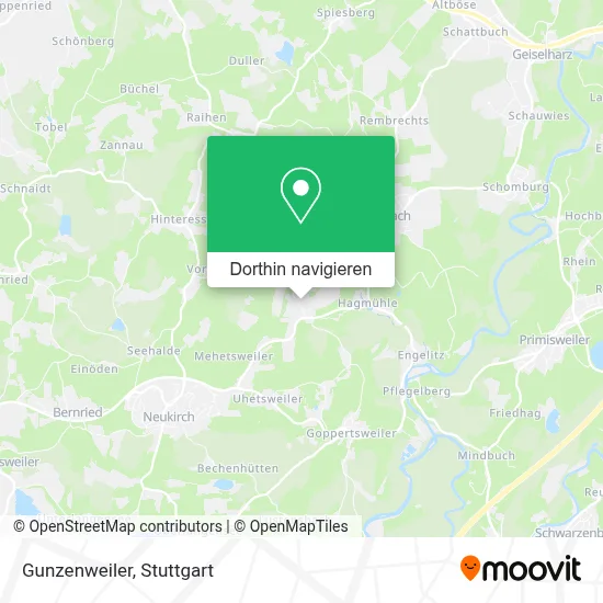 Gunzenweiler Karte