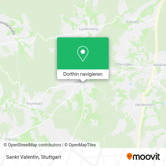 Sankt Valentin Karte