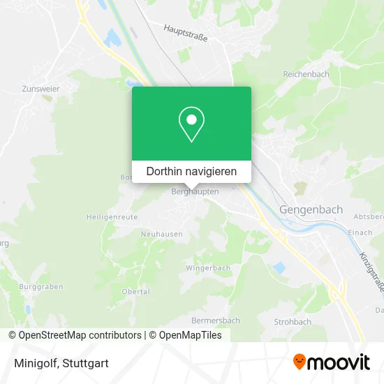 Minigolf Karte