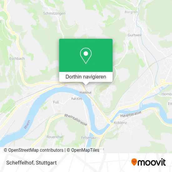 Scheffelhof Karte