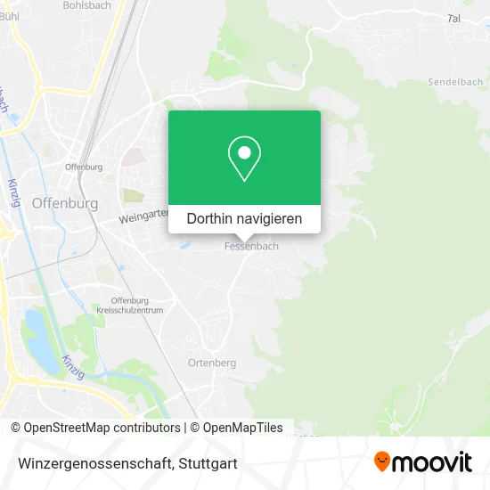 Winzergenossenschaft Karte