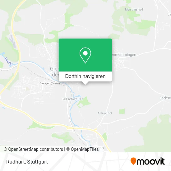 Rudhart Karte