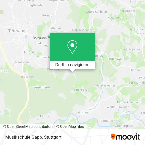 Musikschule Gapp Karte