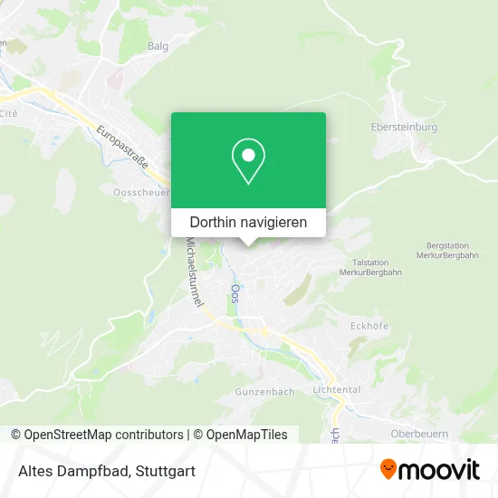 Altes Dampfbad Karte