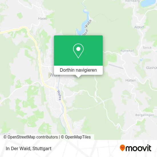 In Der Waid Karte