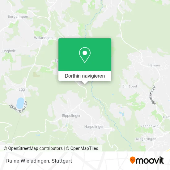 Ruine Wieladingen Karte