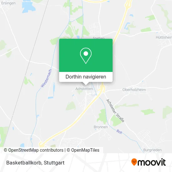 Basketballkorb Karte