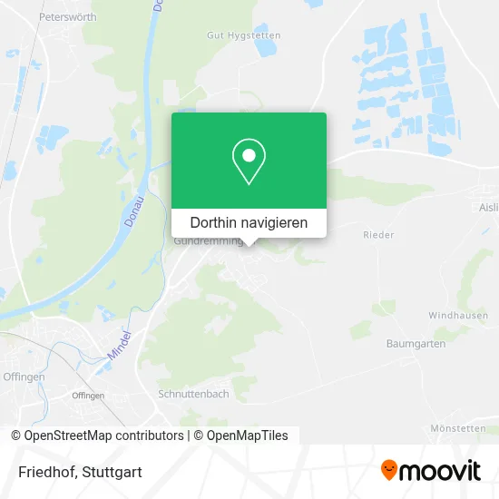 Friedhof Karte