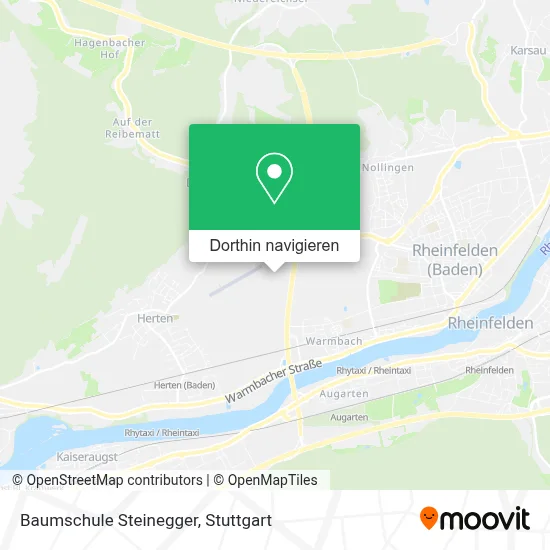 Baumschule Steinegger Karte