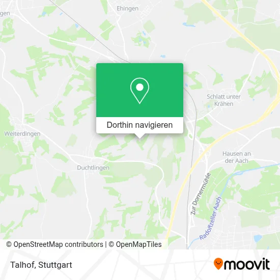 Talhof Karte