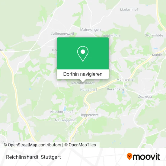 Reichlinshardt Karte