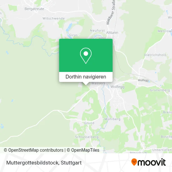 Muttergottesbildstock Karte