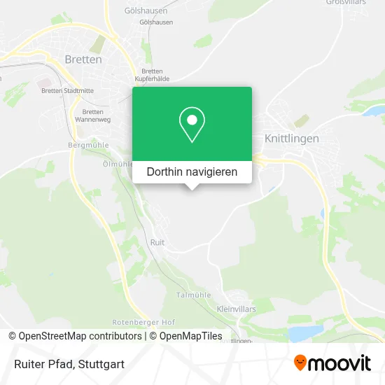 Ruiter Pfad Karte