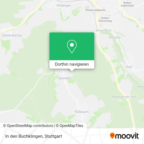 In den Buchklingen Karte