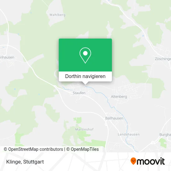 Klinge Karte