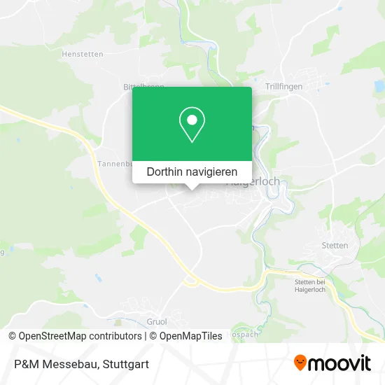 P&M Messebau Karte