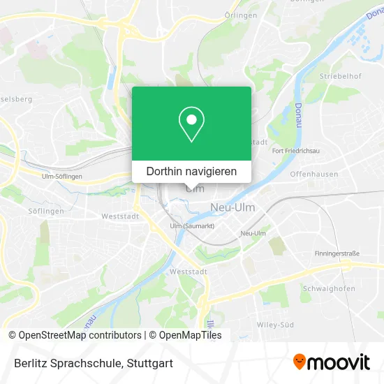 Berlitz Sprachschule Karte
