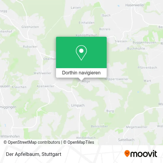 Der Apfelbaum Karte
