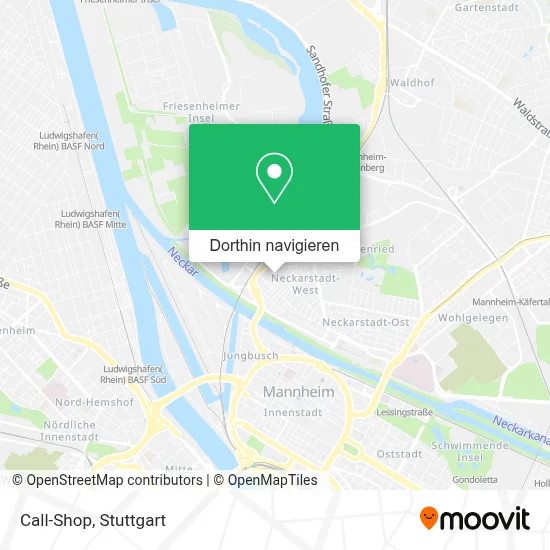 Call-Shop Karte