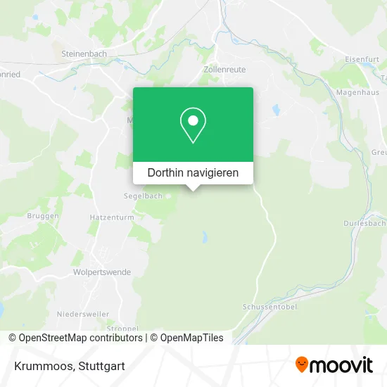 Krummoos Karte