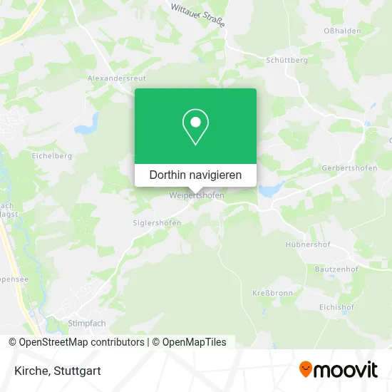 Kirche Karte