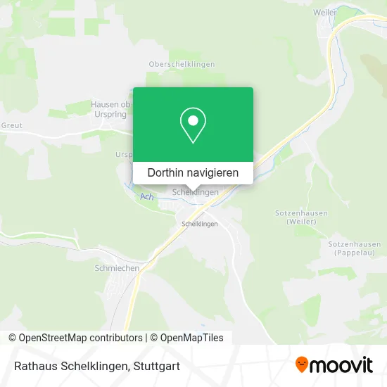 Rathaus Schelklingen Karte
