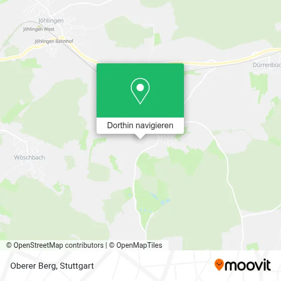 Oberer Berg Karte