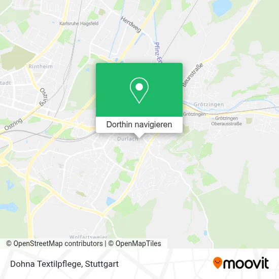 Dohna Textilpflege Karte