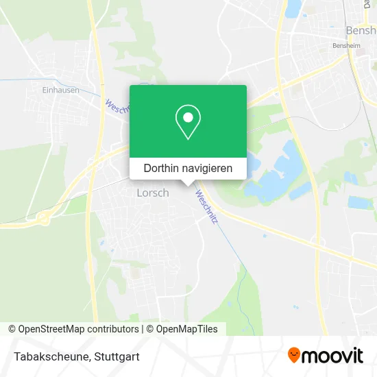 Tabakscheune Karte