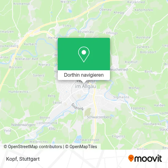 Kopf Karte