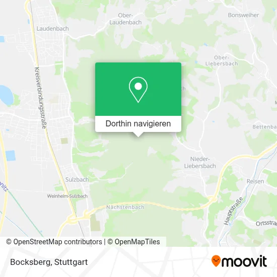Bocksberg Karte