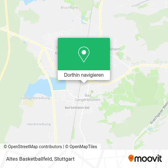 Altes Basketballfeld Karte