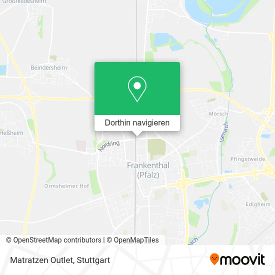 Matratzen Outlet Karte
