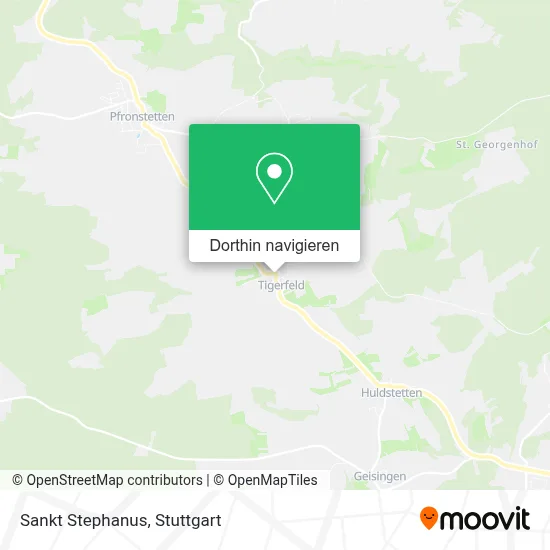 Sankt Stephanus Karte