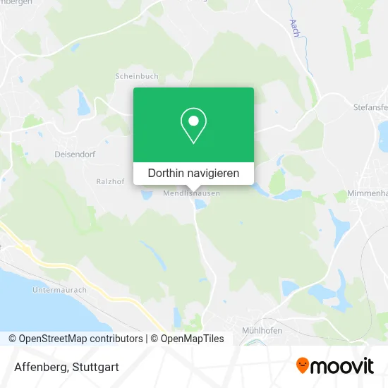 Affenberg Karte