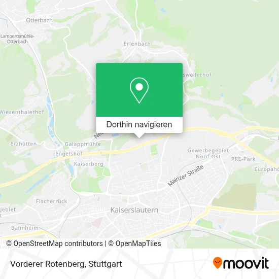 Vorderer Rotenberg Karte
