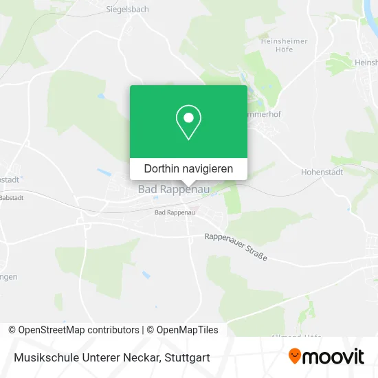 Musikschule Unterer Neckar Karte