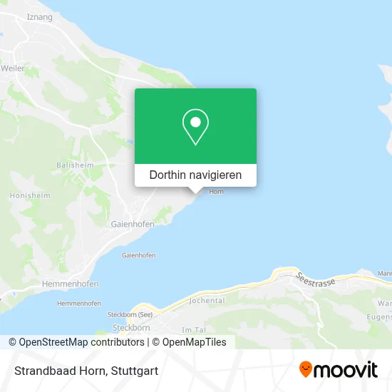 Strandbaad Horn Karte