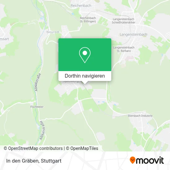 In den Gräben Karte