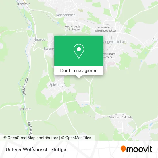 Unterer Wolfsbusch Karte