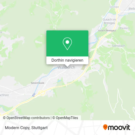 Modern Copy Karte