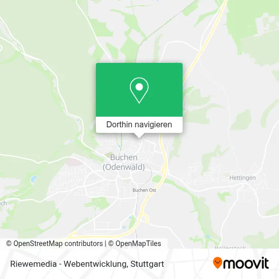 Riewemedia - Webentwicklung Karte