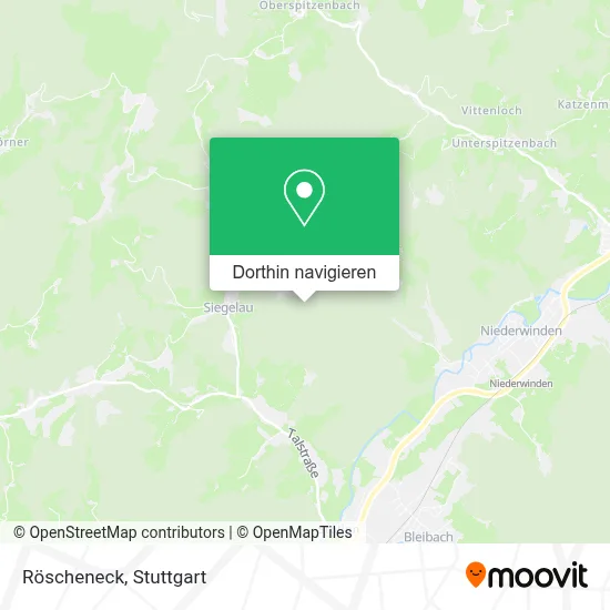 Röscheneck Karte
