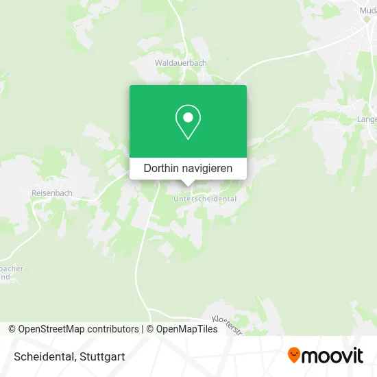 Scheidental Karte