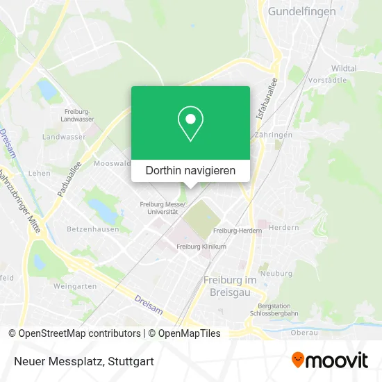 Neuer Messplatz Karte