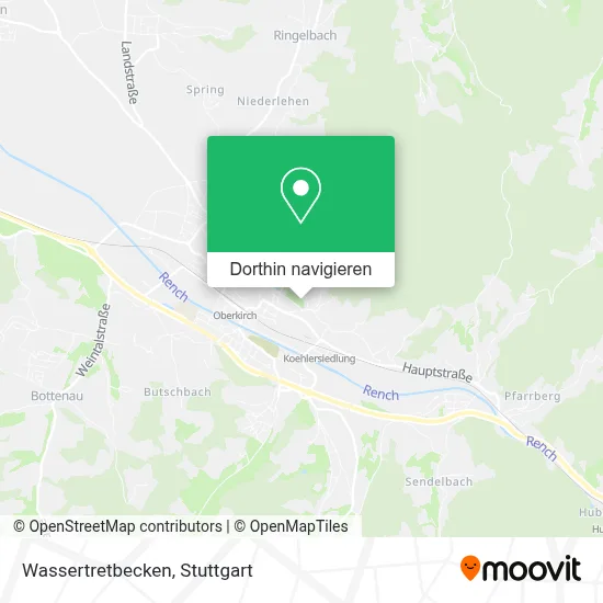 Wassertretbecken Karte
