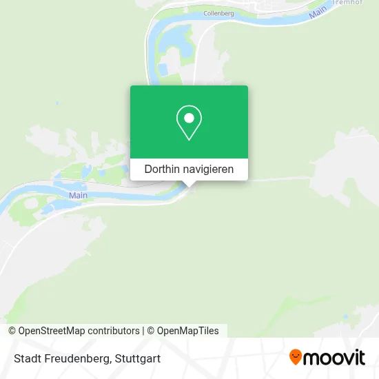 Stadt Freudenberg Karte