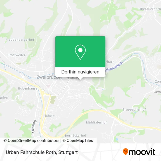 Urban Fahrschule Roth Karte