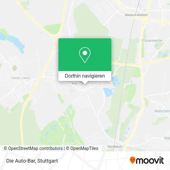 Die Auto-Bar Karte